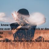 pull one over on someone の意味は？ネイティブ英語の使い方と例文