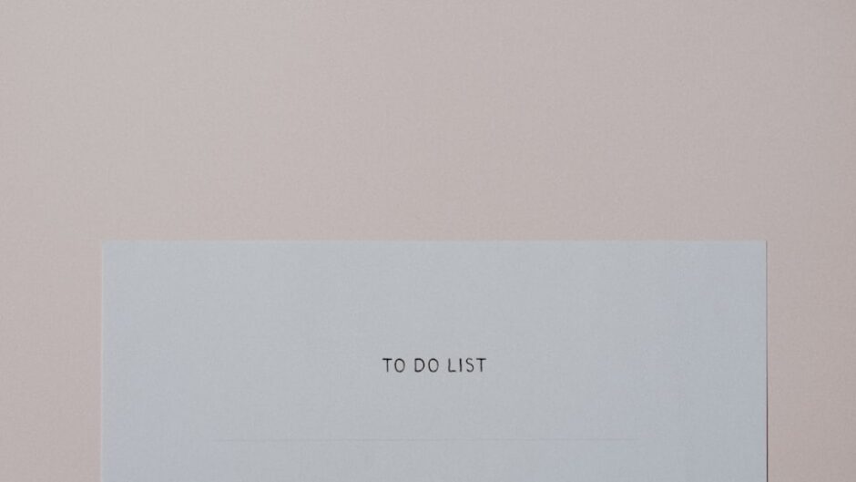 ToDoリストと書かれた紙