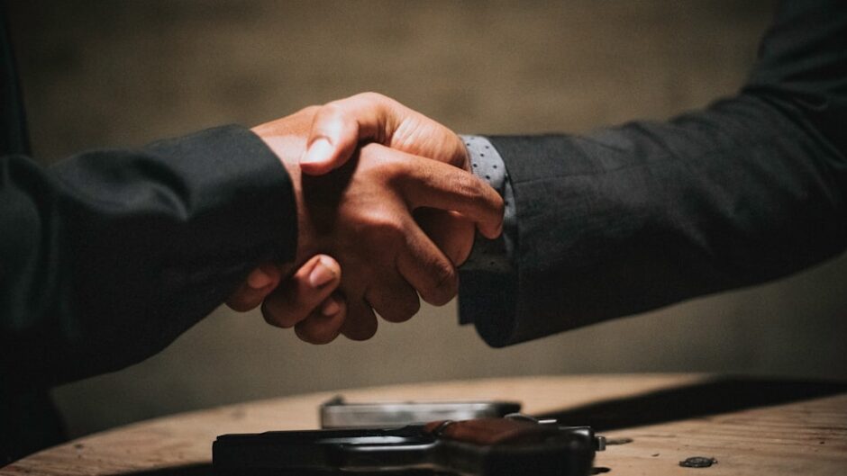 信頼を保証する握手 - vouch forのイメージ
