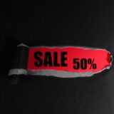 赤いSALEの表示