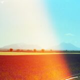 明るく照らされた風景