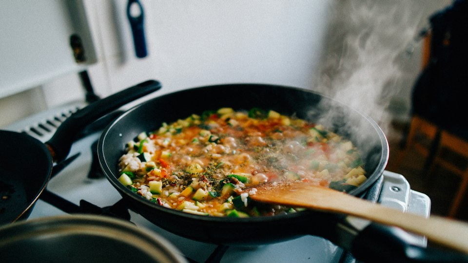 フライパンで作る簡単な料理